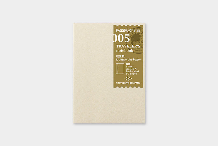 Traveler's Notebook - Passport Size / Refill