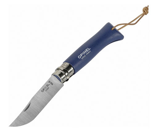 Opinel No. 8, blau, mit Etui