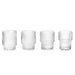 Ferm Living Ripple Gläser Transparent - 4er Set, Gläser