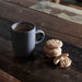 Tasse, Imma, grau/braun, Ø 8 / H 10cm