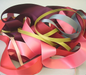 Satinband 3mm, Meterware, Carta Pura
