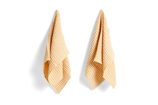 HAY Twist dish cloth and towel - Egg Yolk - Geschirrtuch & Handtuch