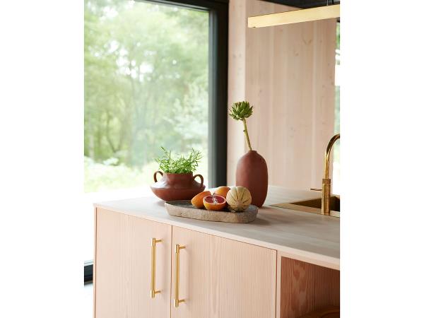 Villa Collection Schale / Bark Platte Dia 40 x 6 cm aus Natur-Flussstein