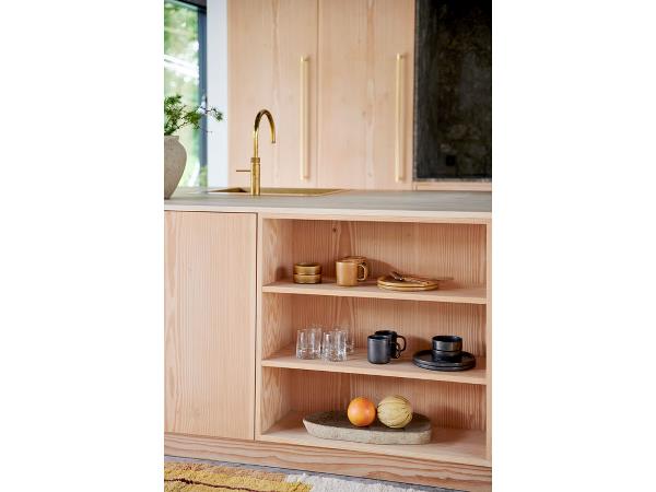 Villa Collection Schale / Bark Platte Dia 40 x 6 cm aus Natur-Flussstein