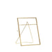 Bilderrahmen mit Fuß - Photo frame with foot / brass