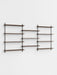 Moebe Wall Shelving ws.115.3 Smoked Oak/Black