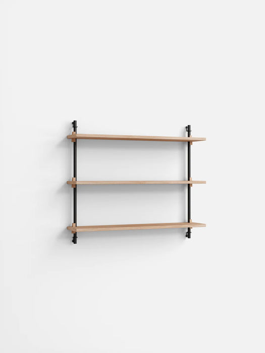 Moebe Wall Shelving ws.65.1 Oak/Black
