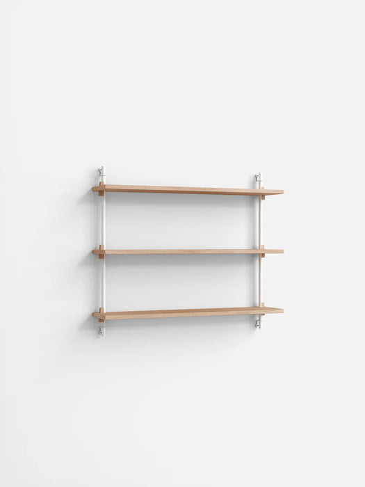 Moebe Wall Shelving ws.65.1 Oak/White