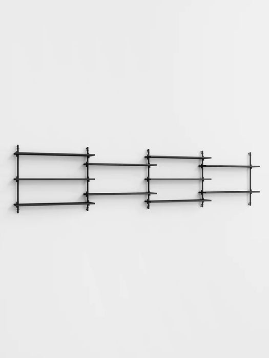 Moebe Wall Shelving ws.65.4 Black