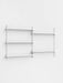Moebe Wall Shelving ws.85.2 White