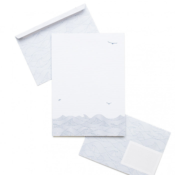 Briefpapier DIN A5 "Wellen"