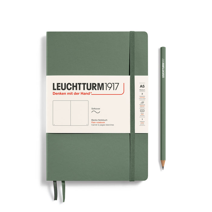 Notizbuch Medium (A5) - Softcover - 123 nummerierte Seiten