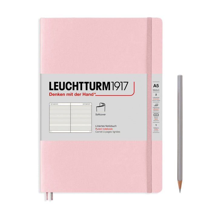 Notizbuch Medium (A5) - Softcover - 123 nummerierte Seiten