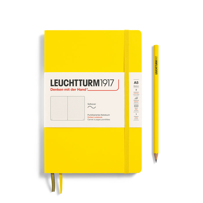 Notizbuch Medium (A5) - Softcover - 123 nummerierte Seiten
