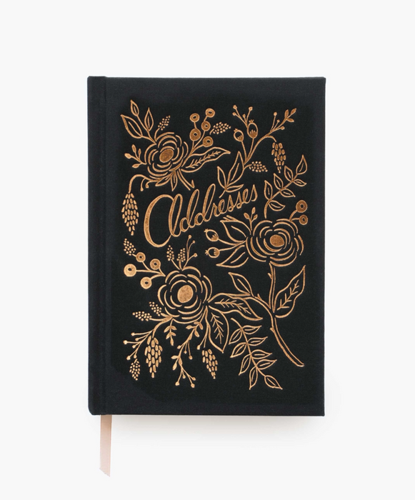 rifle paper adressbuch raven
