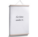 side by side Posterleiste A2 Eiche