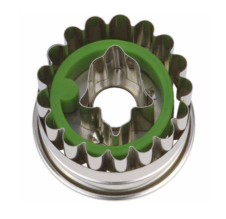 städter keksausstecher linzer glocke grün