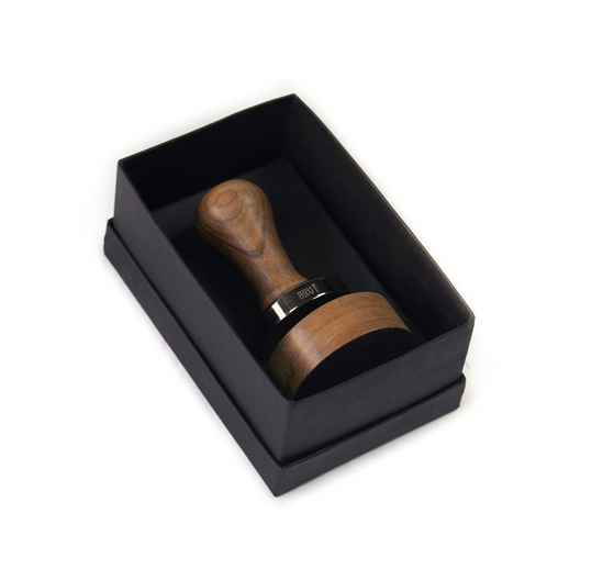 Tamper mit Holzhalter, Espressodrücker 55mm